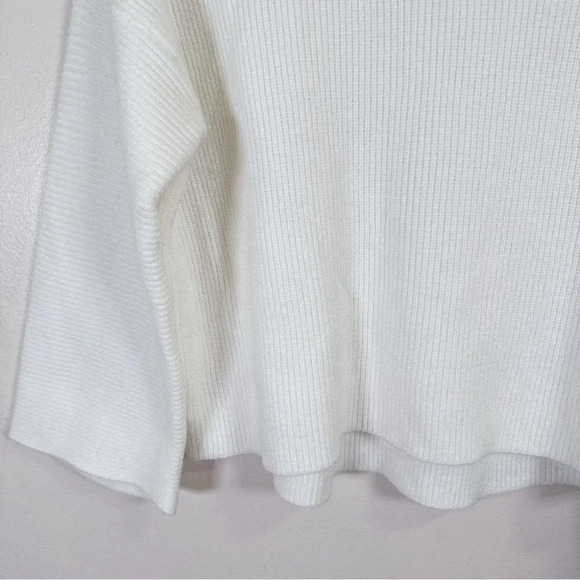 Princess Polly Laneway Pullover Sweater White Bell Sleeves - Picture 8 of 14